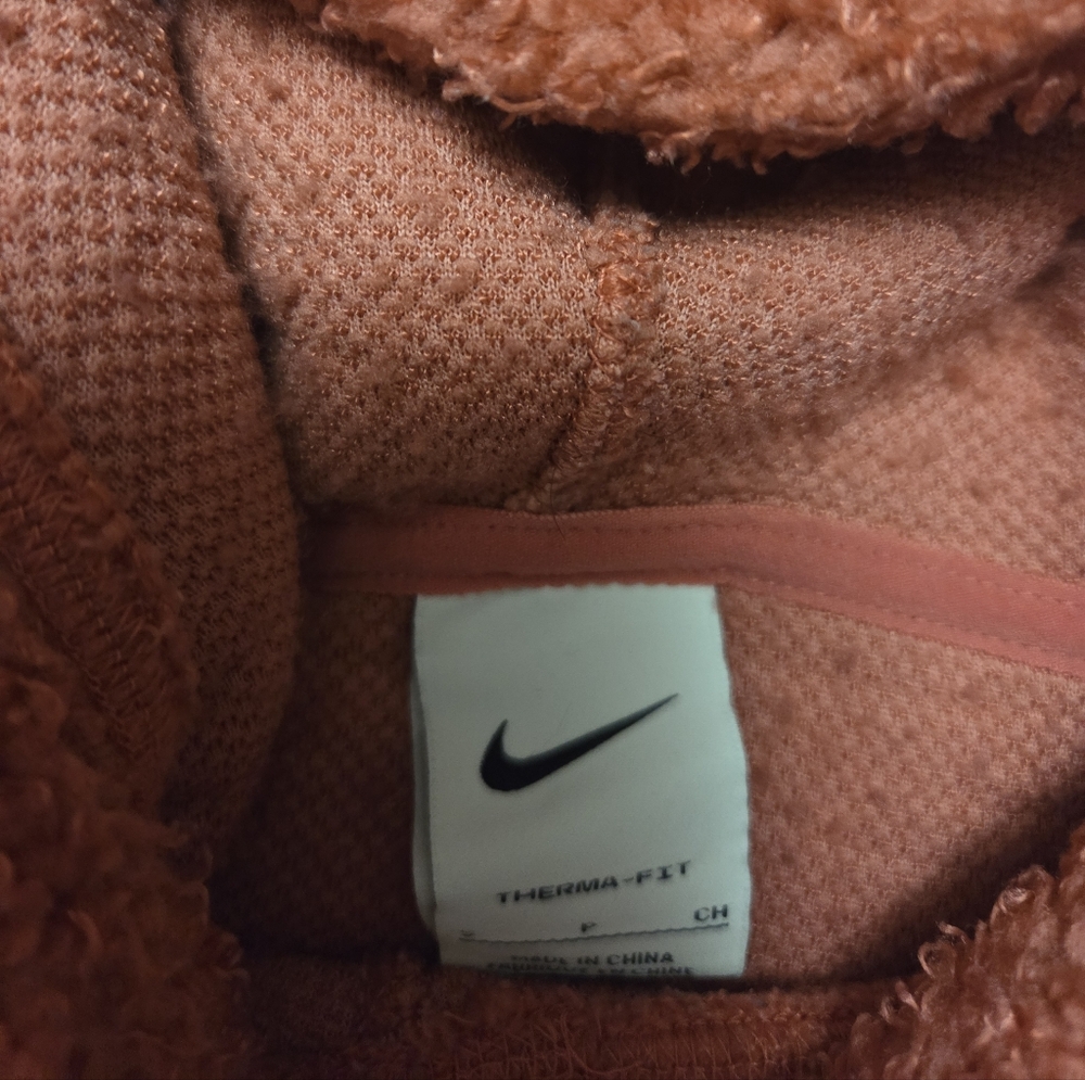 Nike Women's Pink Fleece Hoodie - Picture 2 of 4
